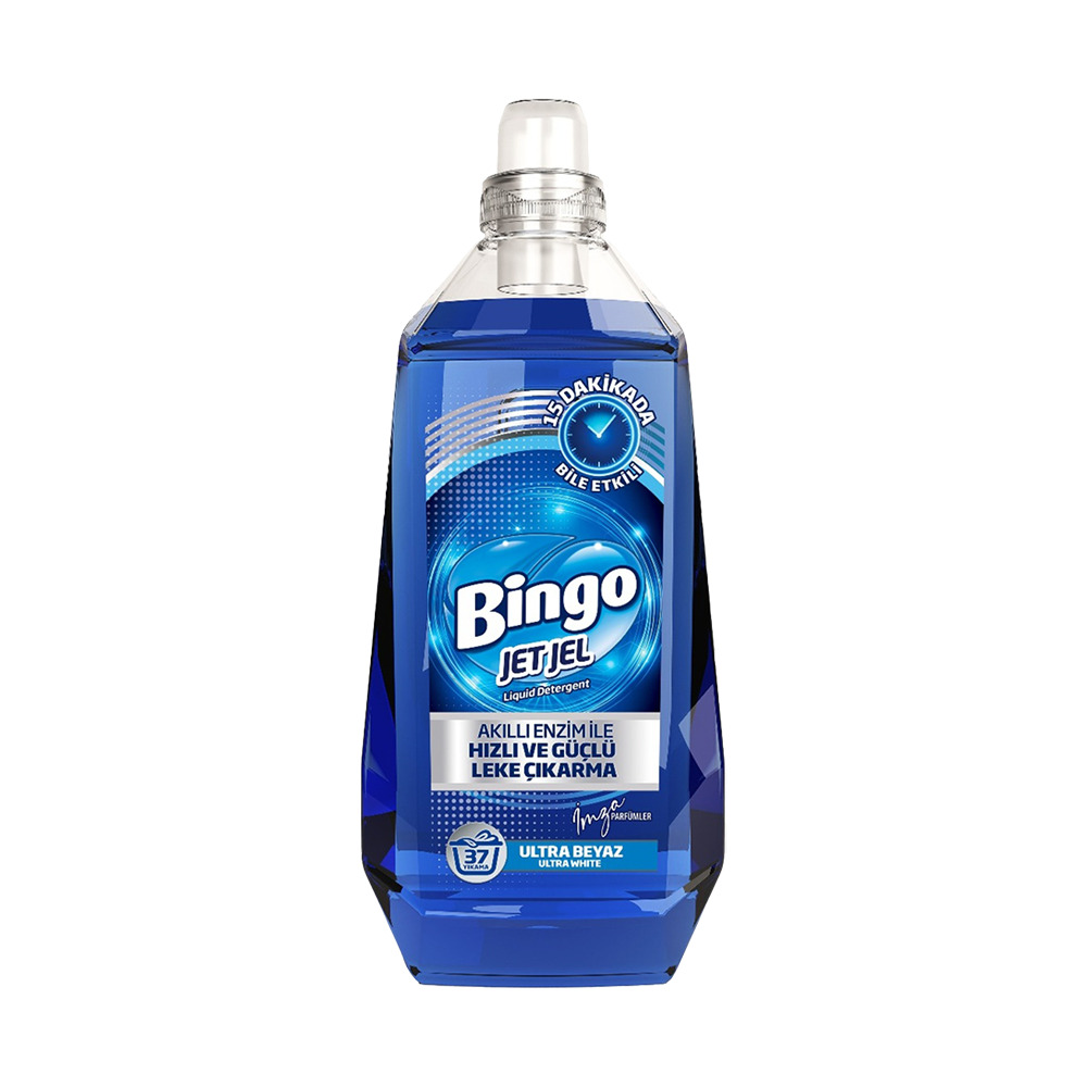 Bingo Jet Jel Sıvı Deterjan Ultra Beyaz 1480Ml