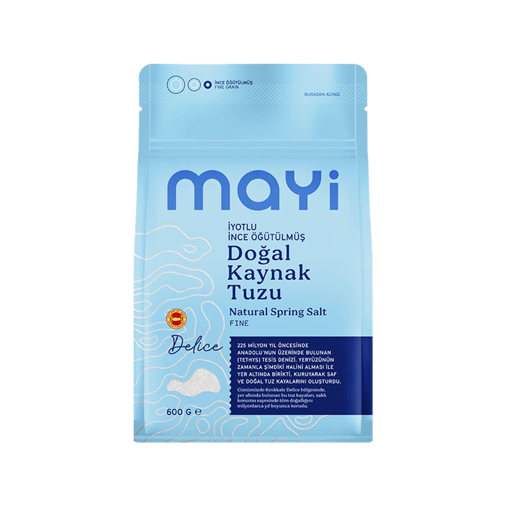 Mayi Tuz İyotlu İnce Kaynak Tuzu 600 Gr