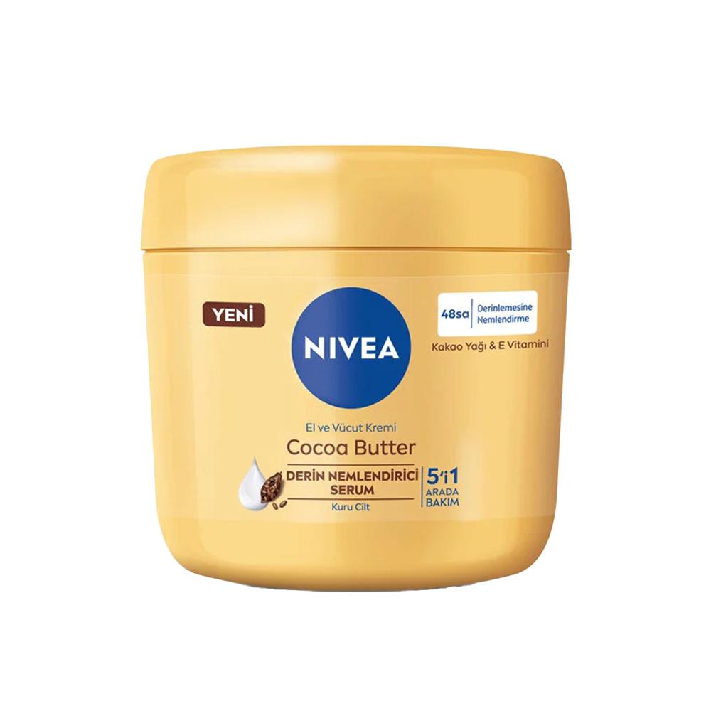 Nivea El Ve Vücut Bakım Kremi Cocoa Butter Nemlendirici Serum 400 Ml