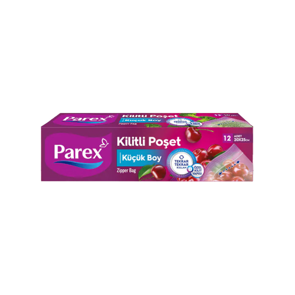 Parex Kilitli Poşet 20x25 Cm 12'Li