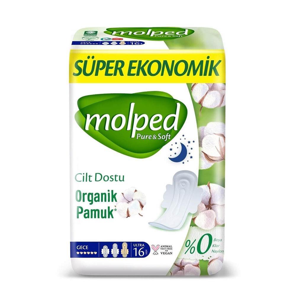 Molped Pure & Soft Gece Süper Ekonomik 16 Lı