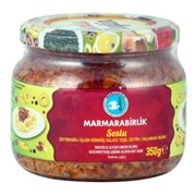 Marmara Birlik Soslu Yeşil Zeytin Cam 350 Gr 