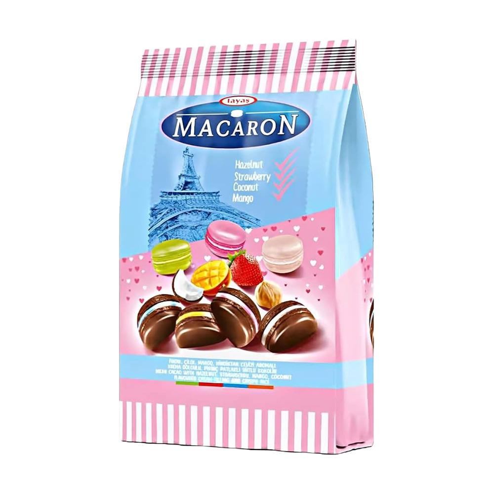 Tayas Macaron Karışık Çikolata 500Gr