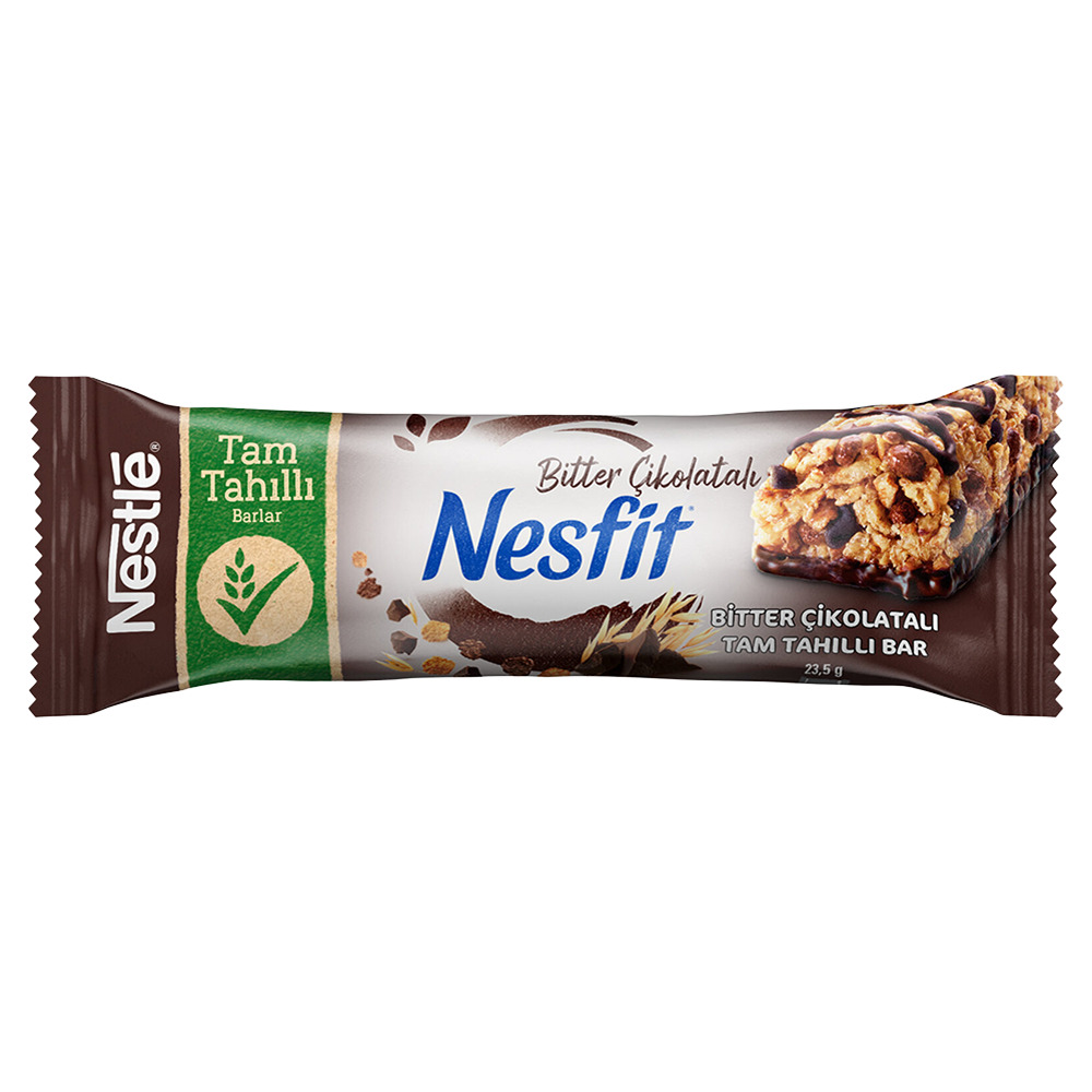 Nestle Nesfit Bitter Çikolatalı Tam Tahıllı Bar 23,5Gr **