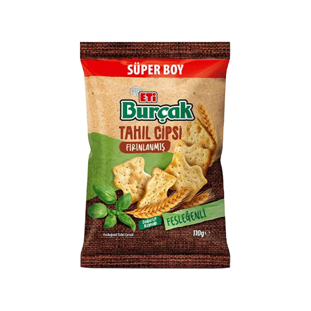 Eti Burçak Tahıl Cipsi Fesleğenli 110Gr