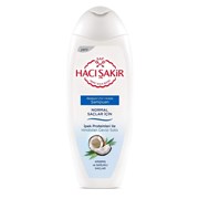 Hacı Şakir Normal Saçlar için Hindistan Cevizi Sütlü Arınmış ve Sağlıklı Saçlar Besleyici 2'si 1 Arada Şampuan 500 ml