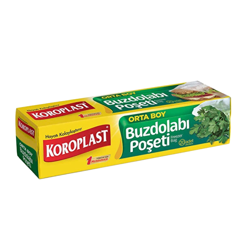 Koroplast Orta Boy Buzdolabı Poşeti 20 Li