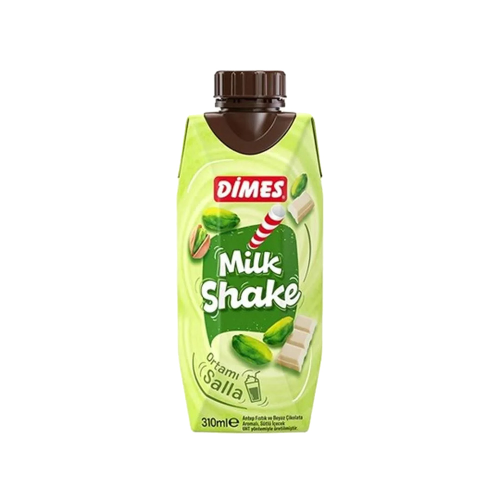 Dimes Milkshake 310Ml Antep Fıstık& Beyaz Çikolata Aromalı