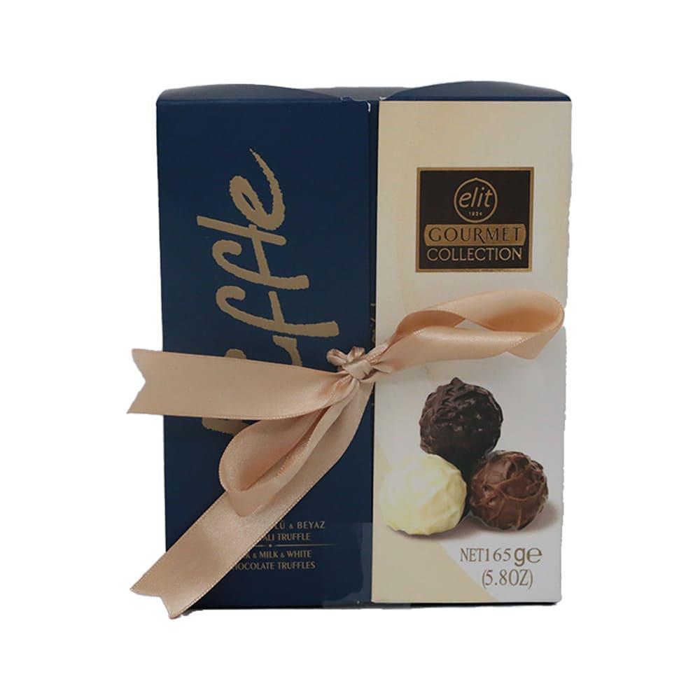 Elit Bitter Sütlü Beyaz Çikolata Truffle 165 Gr