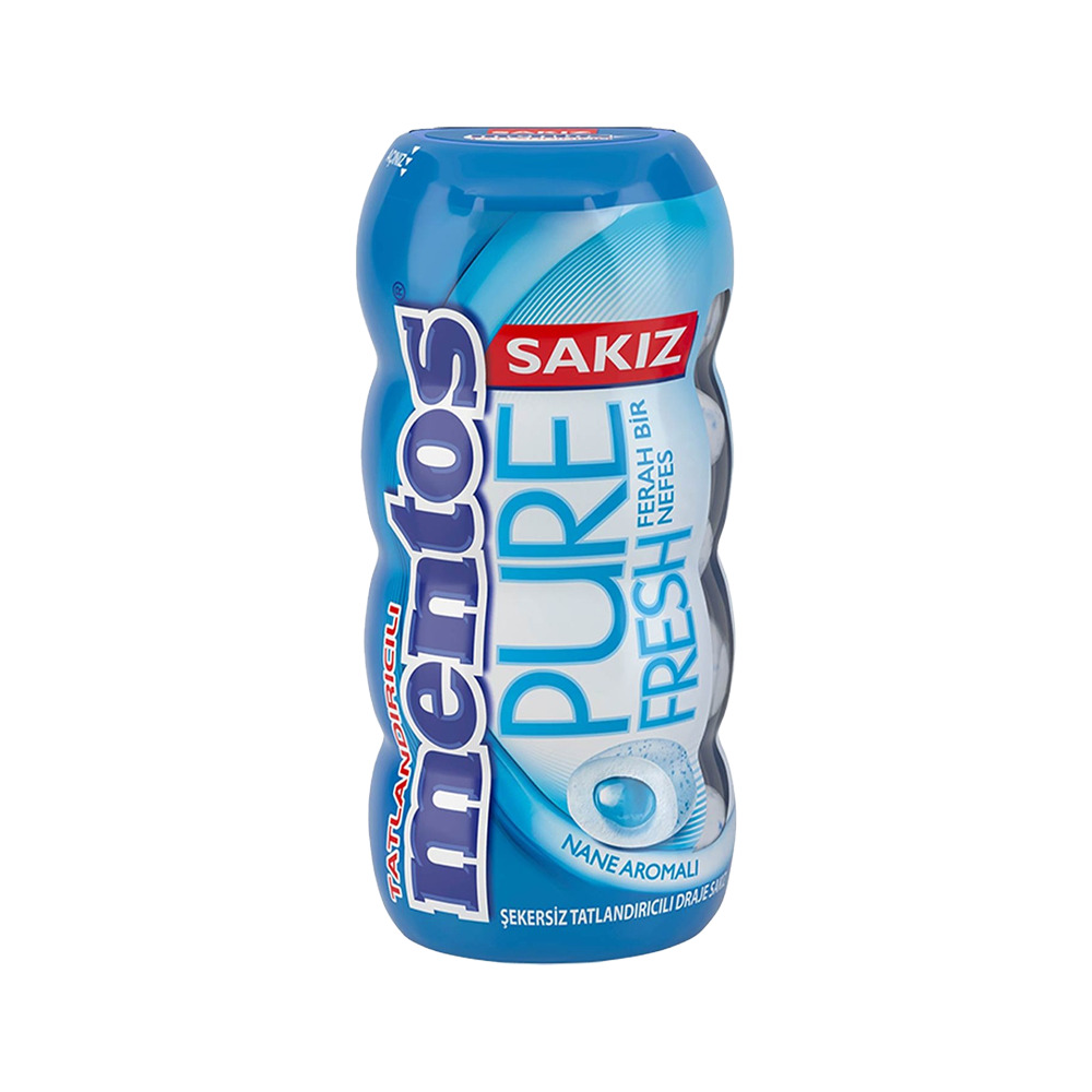 Mentos Pure Fresh Nane Aromalı Sakız 30 Gr
