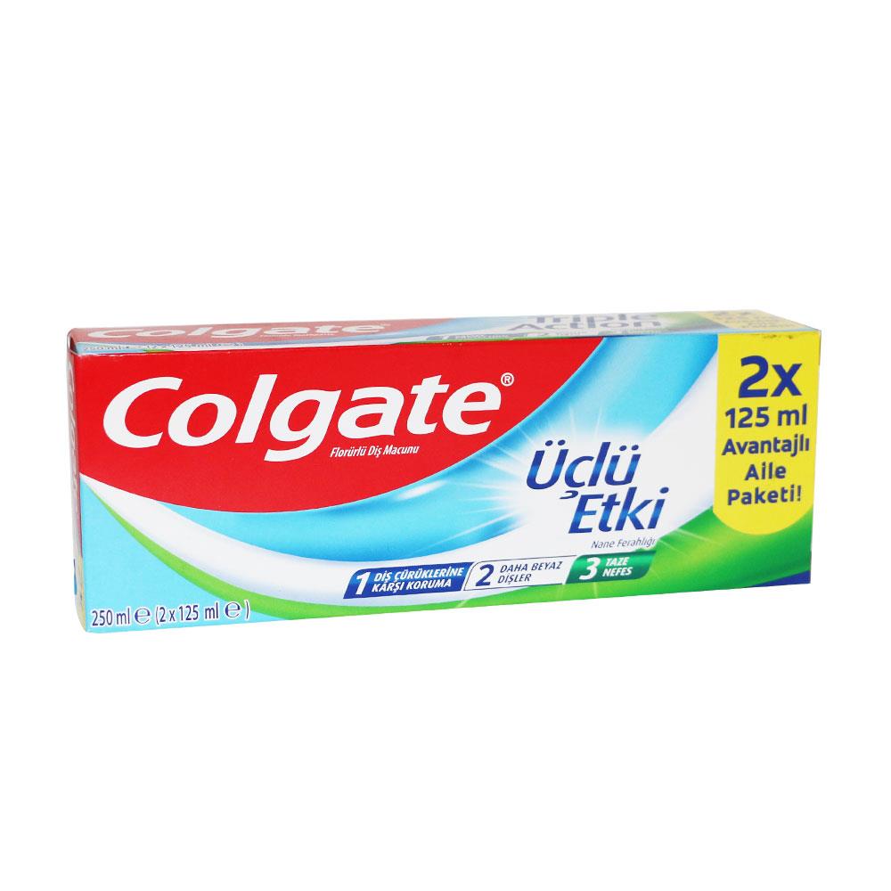 Colgate Diş Macunu Üçlü Etki 2*125 Ml