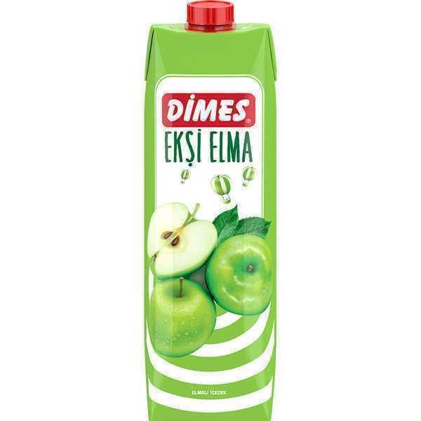 Dimes Active Ekşi Elma Aromalı İçecek 1 Lt.