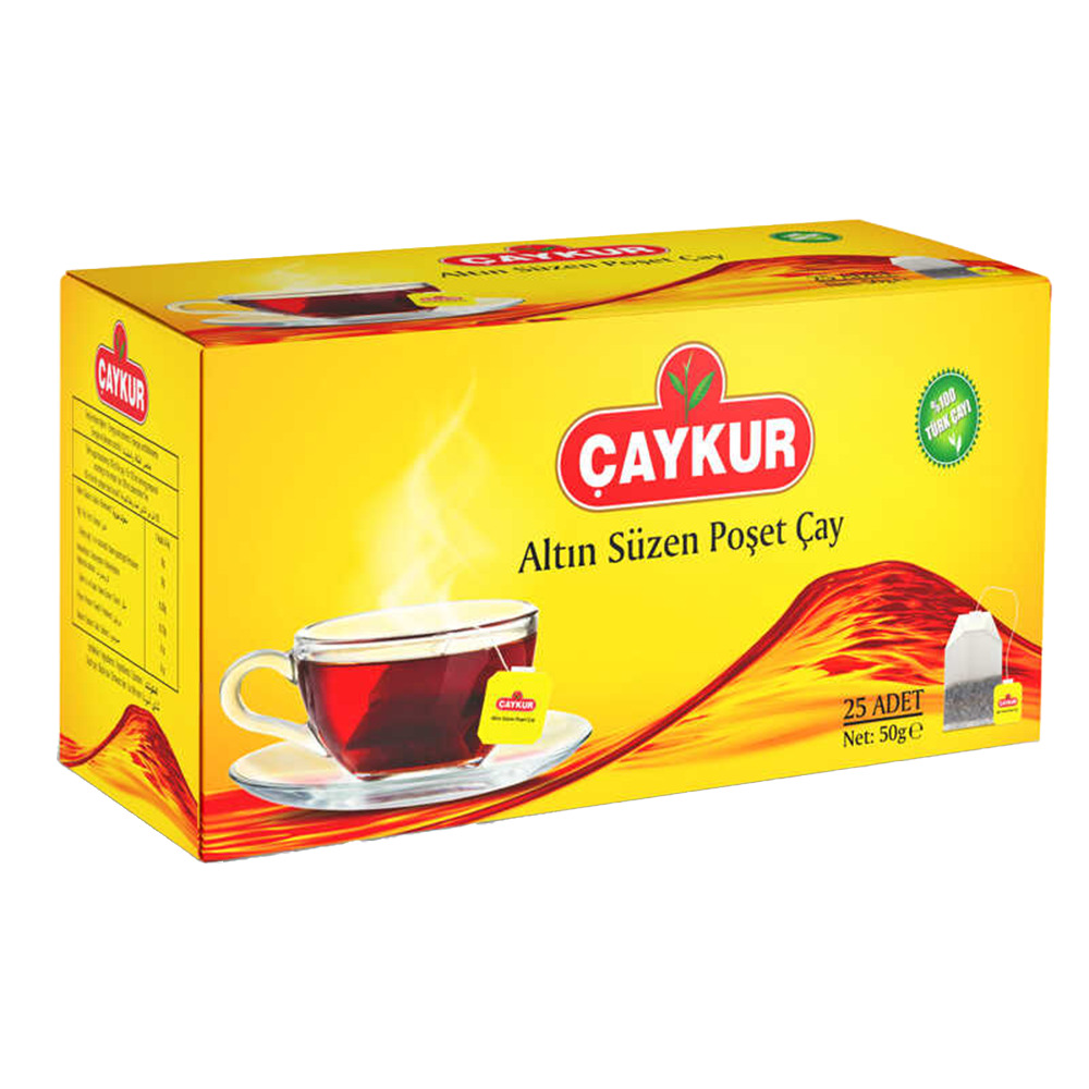 Çaykur Altın Süzen Poşet Çay 25’li 50 Gr.