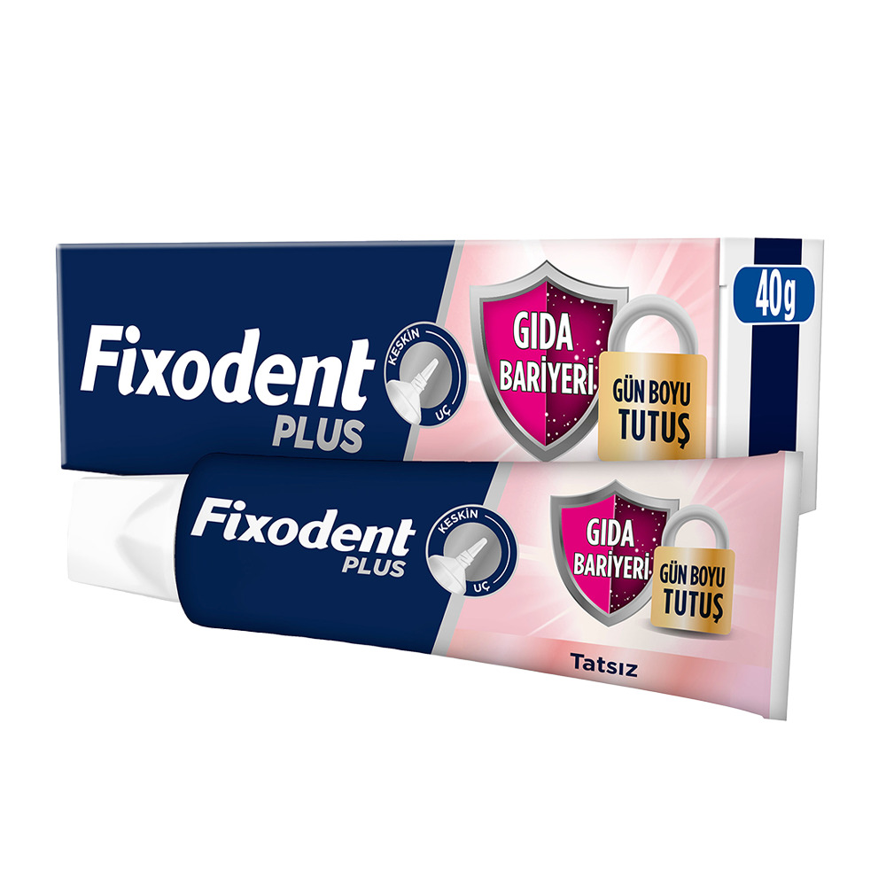 Fixodent Plus Protez Yapıştırıcı Krem 40 Gr Bariyerli