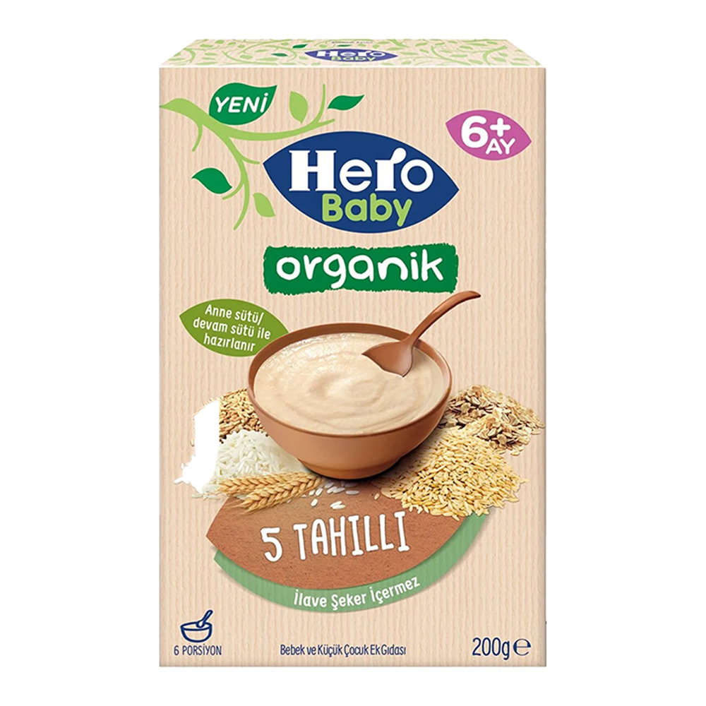 Hero Baby Kaşık Maması 5 Tahıllı 200 Gr