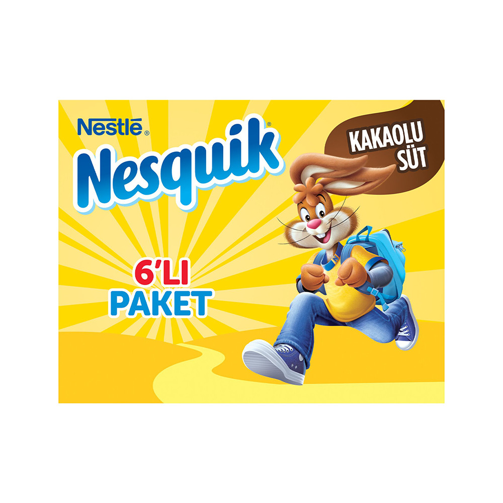 Nestle Kakaolu Süt Nesquik 6*180 Ml 