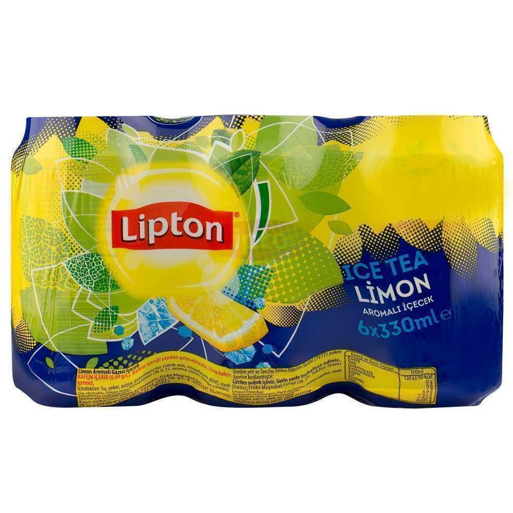 Lipton Ice Tea Limon 330 Ml 6’lı