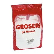 Groseri Toz Şeker 2,5 Kg.