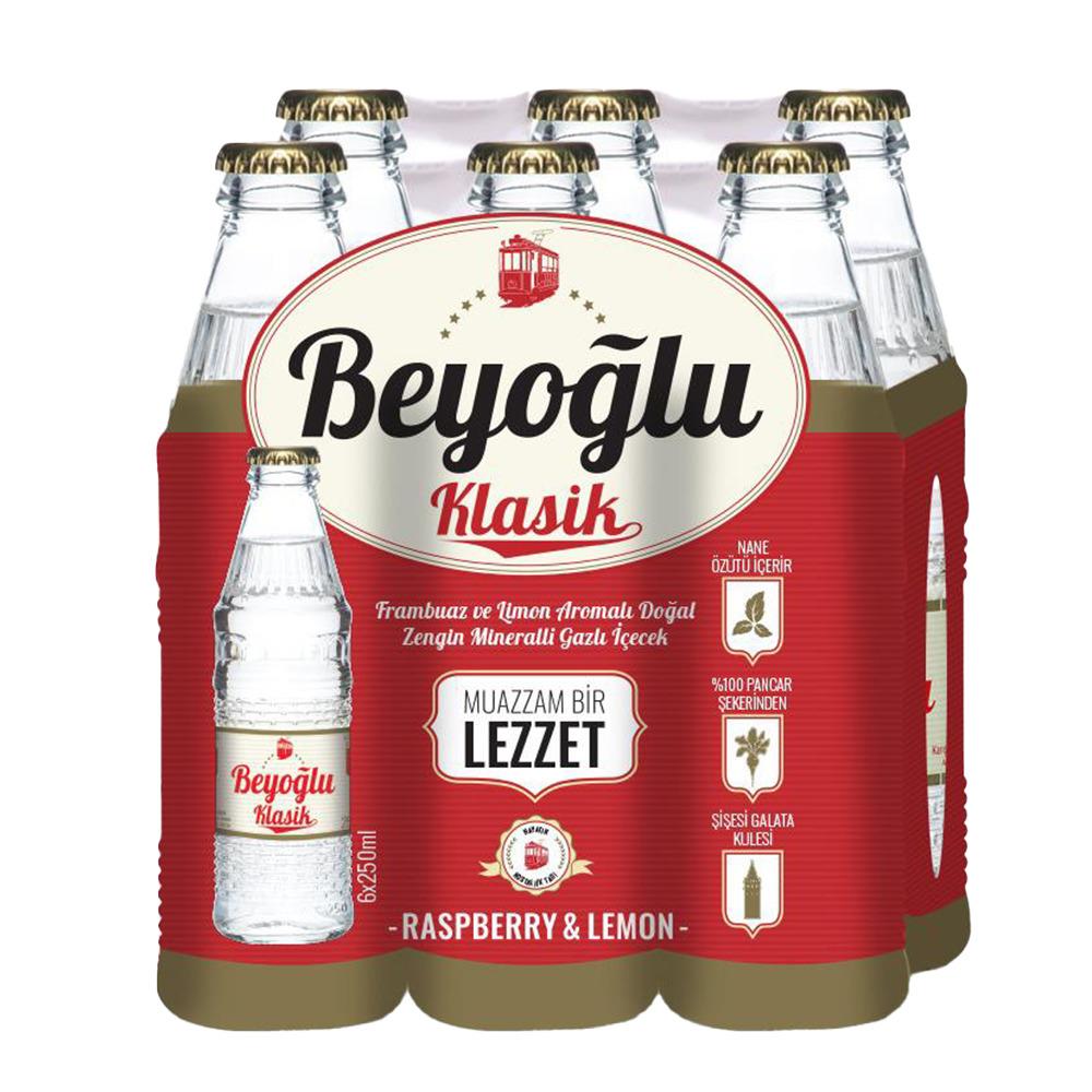 Beyoğlu Gazozu Karışık Meyve Aromalı 6*250 Ml