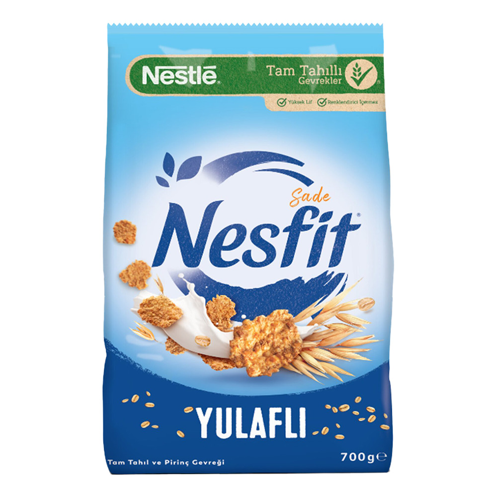 Nestle Nesfit Sade Tam Buğday Pirinç Gevreği 700 Ml
