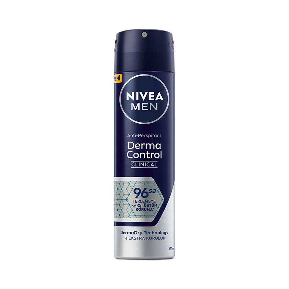 Nivea Men Derma Control 96 Saat Koruma Deodorant Sprey 150 Ml.