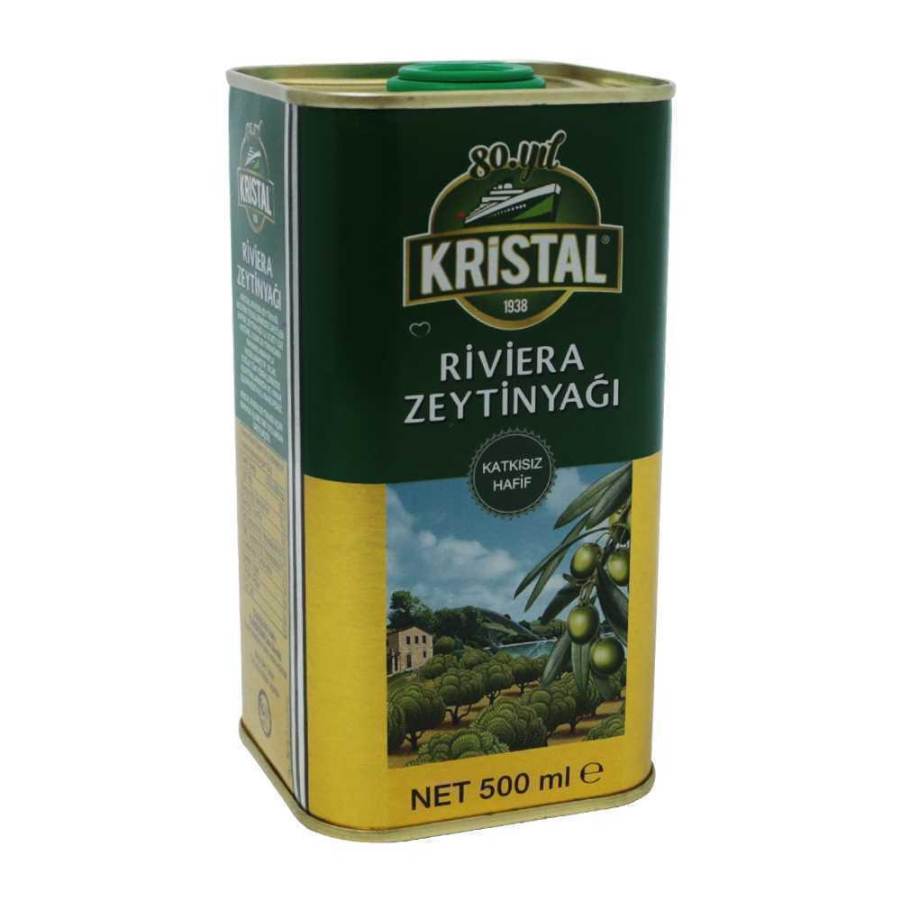 Kristal Zeytinyağı Riviera 500Ml Teneke