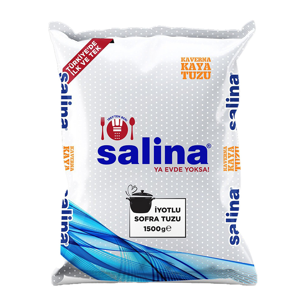 Salina İyotlu Tuz 1,5 Kg.