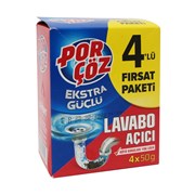 PorÇöz Lavabo Açıcı Granül 4*50Gr