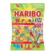 Haribo Fizz Worms Ekşi 70 Gr 