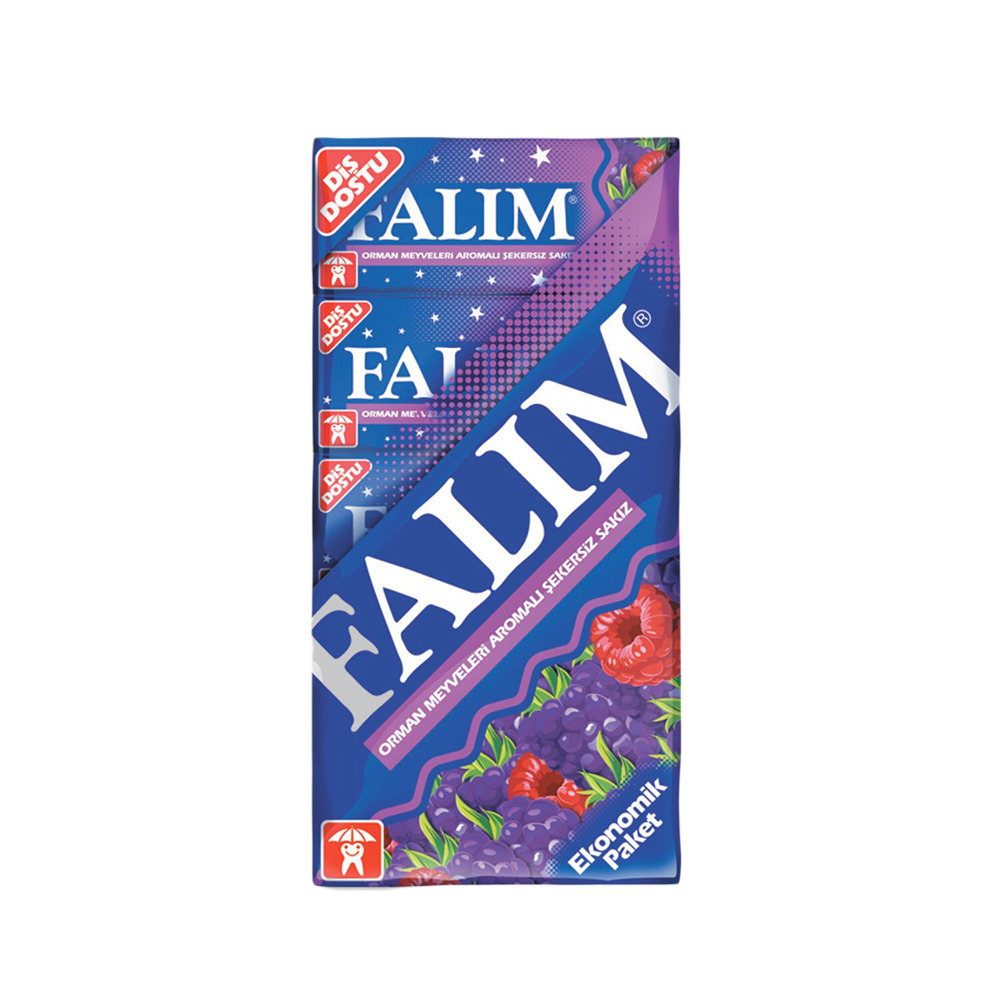 Falım Orman Şekersiz Sakız 5*5’li 35 Gr Orman Meyve Aromalı