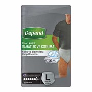 Depend Ultra Emici Külot Erkek Büyük 8’li.