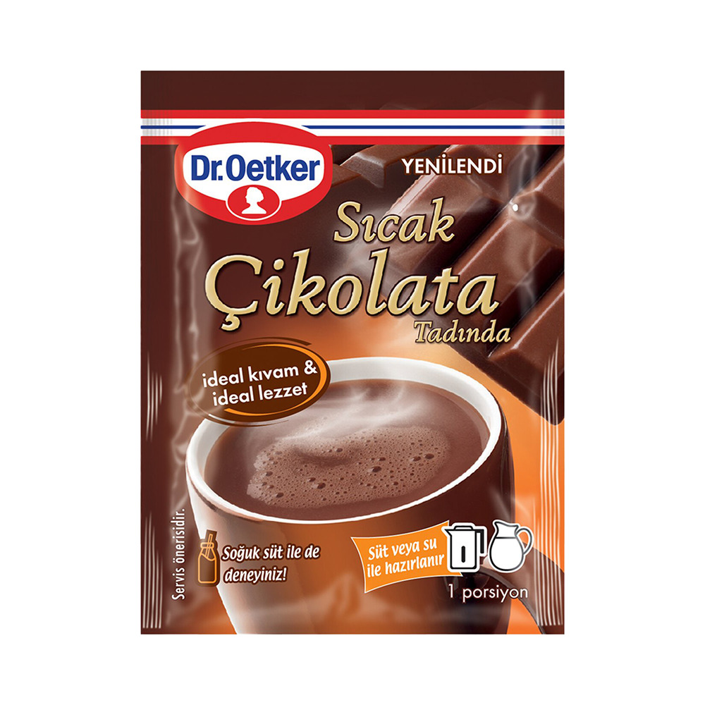Dr.Oetker Sıcak Çikolata Tadında 18 Gr