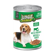 Jungle Konserve Köpek Maması 400 Gr Biftekli-Sebzeli