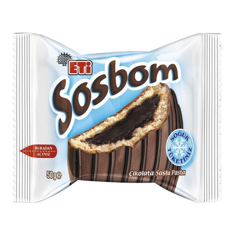 Eti Sos Bom Çikolata Soslu Kek 50 Gr 