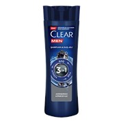 Clear Men Şampuan +Duş Jeli 350 Ml 3 in 1 Arındırıcı Kömür