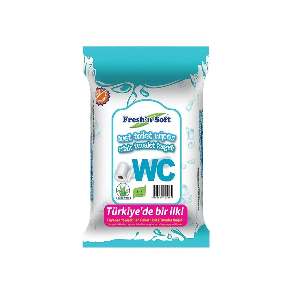 Fresh'n Soft Islak Tuvalet Kağıdı 60 Lı