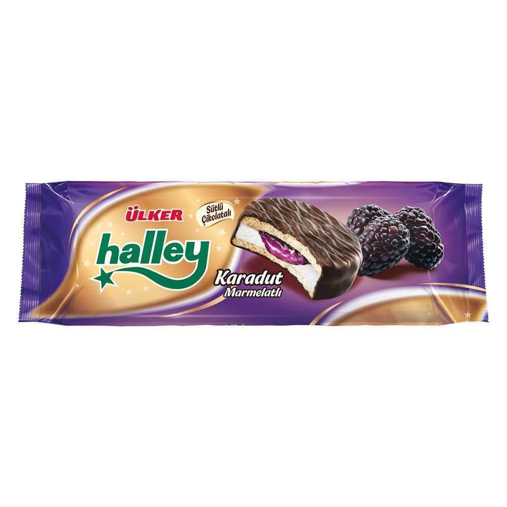 Ülker Halley Karadut Marmelatlı Sandviç Bisküvi 236Gr