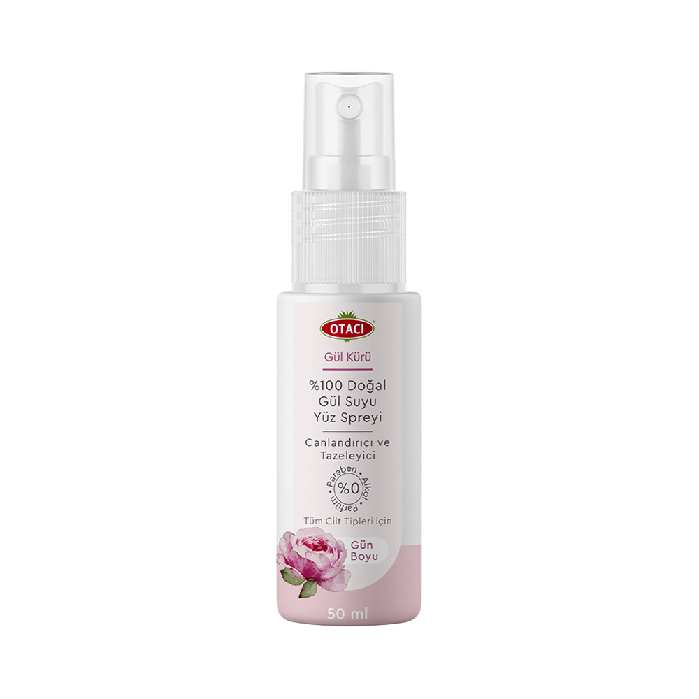 Otacı Yüz Sprey Gül Suyu 50Ml