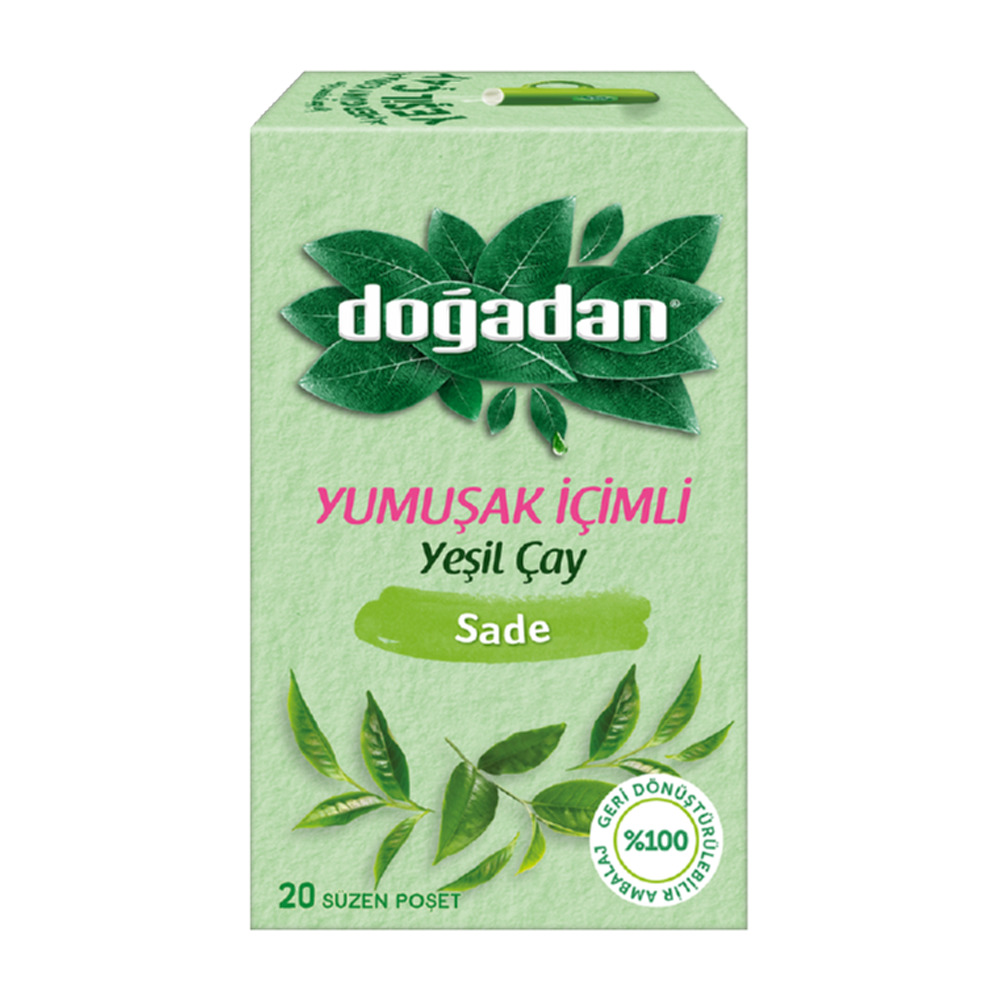 Doğadan Yeşil Çay Yumuşak İçimli 20’li.