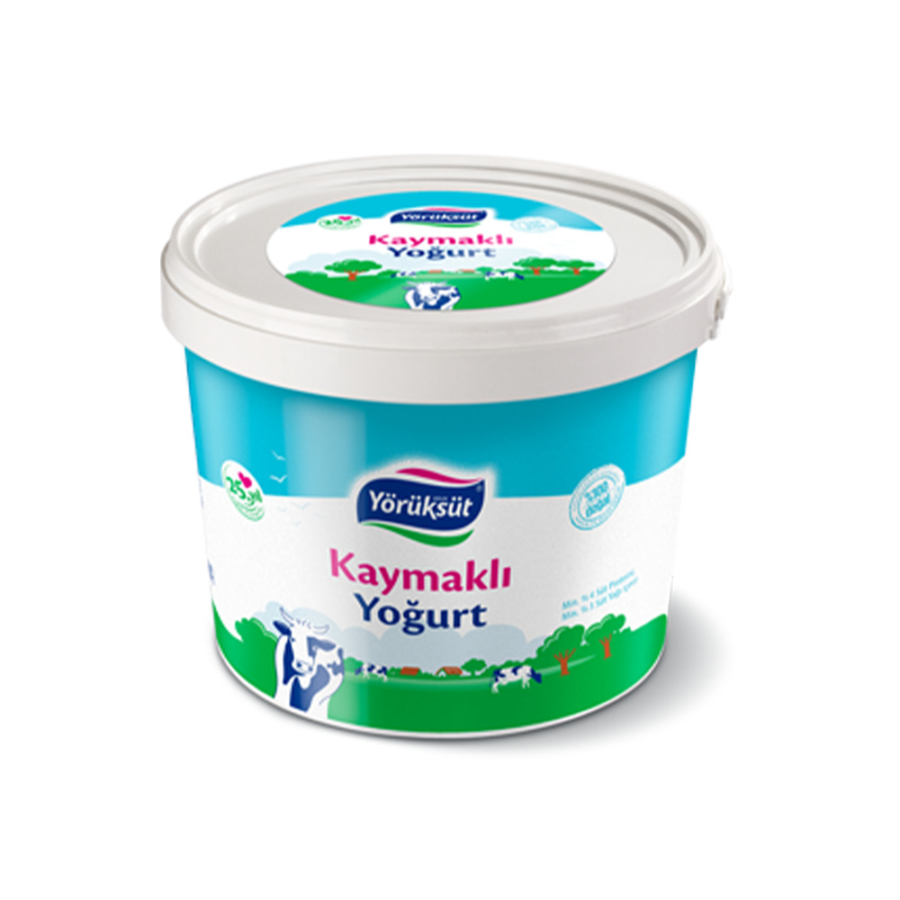 Yörüksüt Kaymaklı Yoğurt 3000 Gr