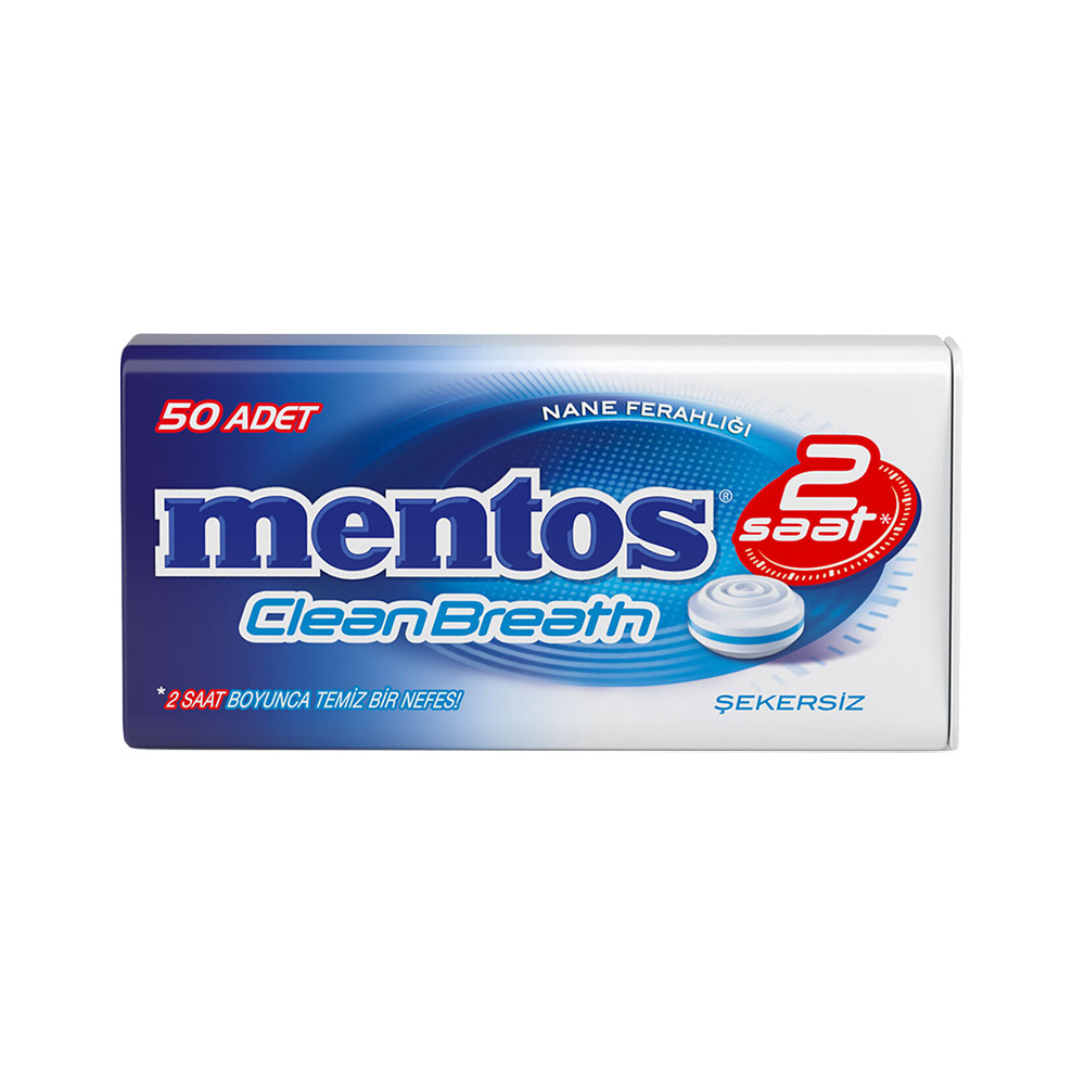 Mentos Clean Breath Şekerleme 35Gr Nane