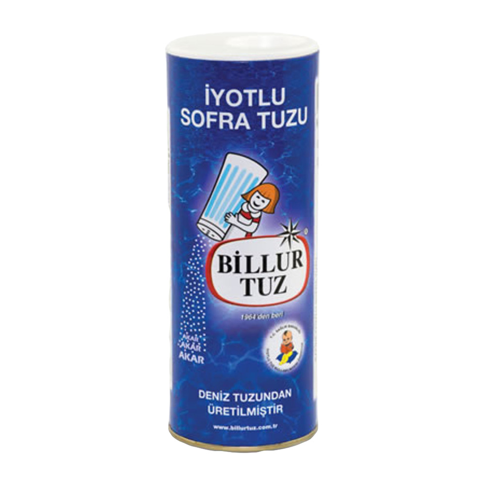 Billur Tuz İyotlu 125 Gr