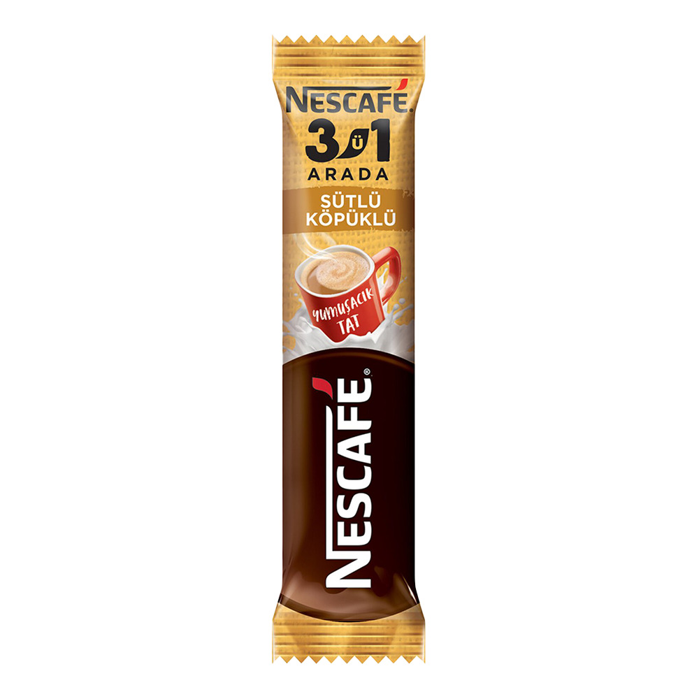 Nescafe Sütlü Köpüklü 3’ü 1 Arada 17,4 Gr 