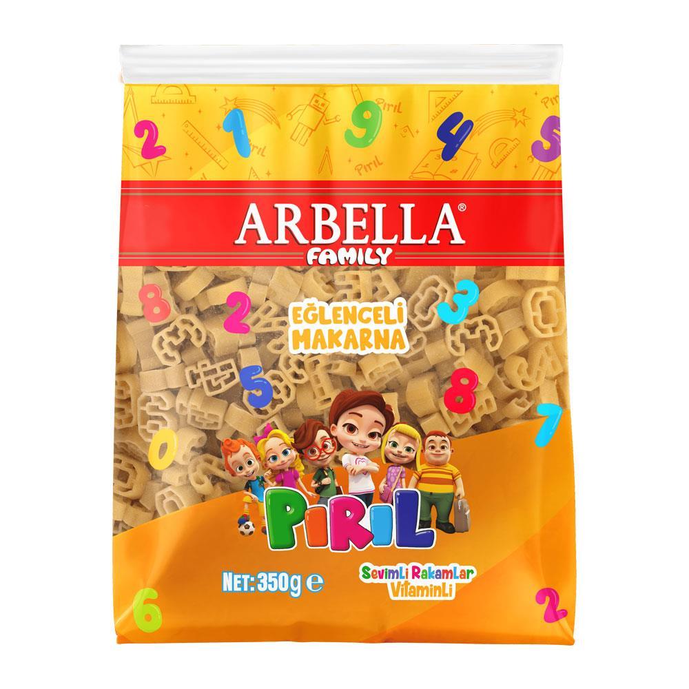 Arbella Family Sevimli Rakamlar Eğlenceli Makarna 350 Gr 