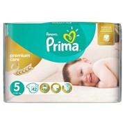 Prima Premium Care Ekonomik Junior Jumbo Bebek Bezi No:5 42’li 11-18 Kg 