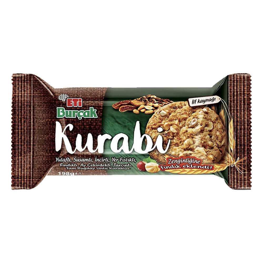Eti Burçak Yulaflı Fındıklı Kurabi 198 Gr 