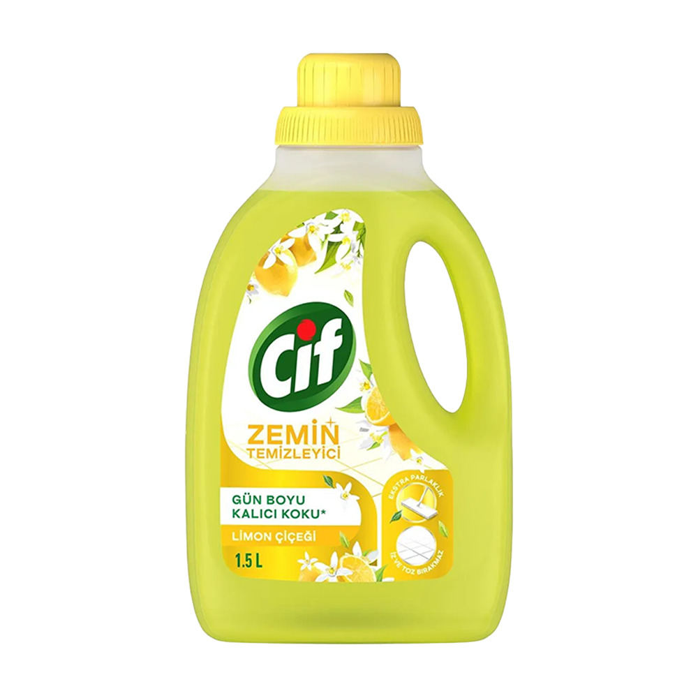 Cif Zemin Temizleyici 1500 Ml Limon Çiçeği**