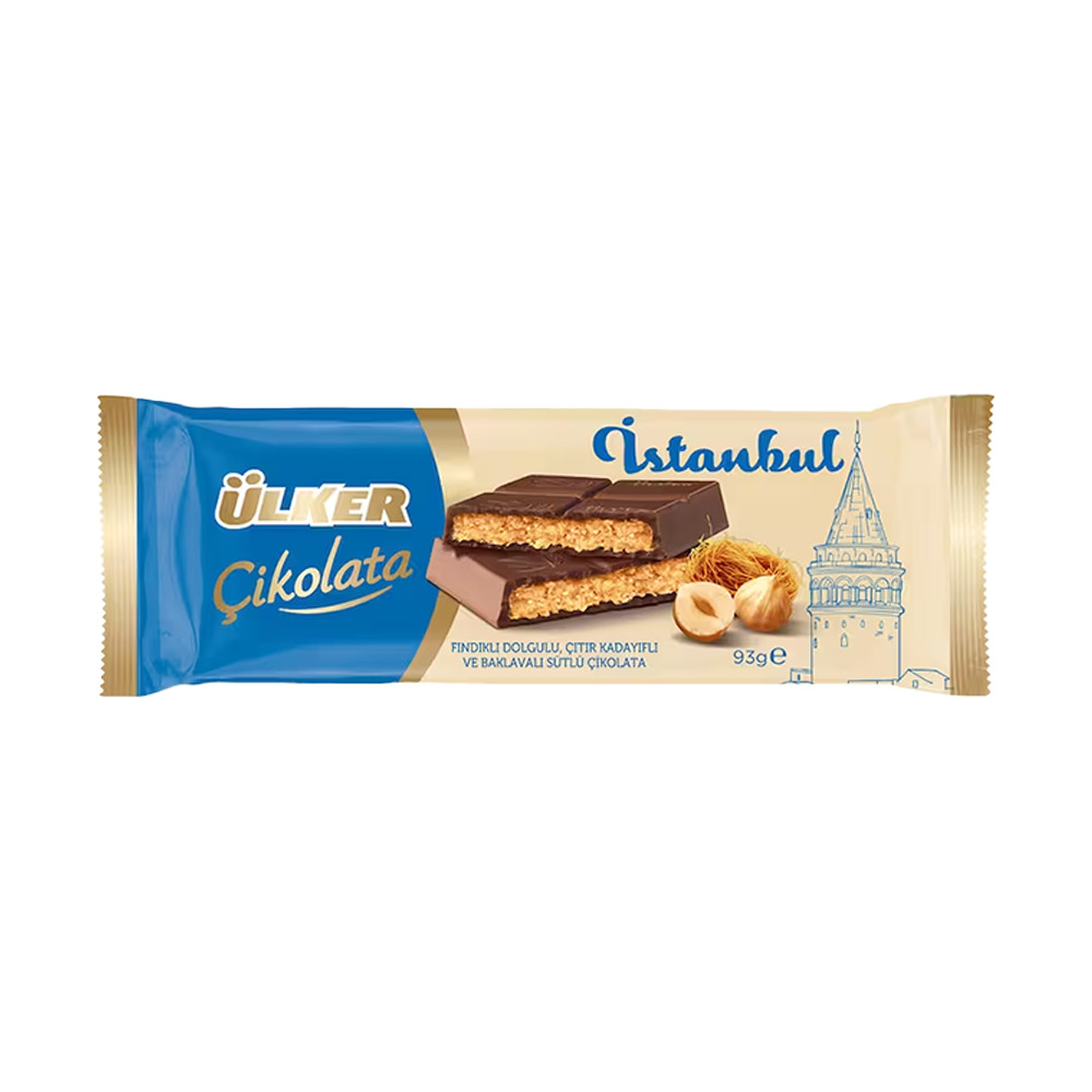 Ülker Çikolata İstanbul Fındıklı Tablet 93 Gr