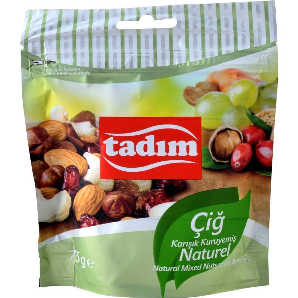 Tadım Karışık Çiğ Kuruyemiş Naturel 75 Gr 