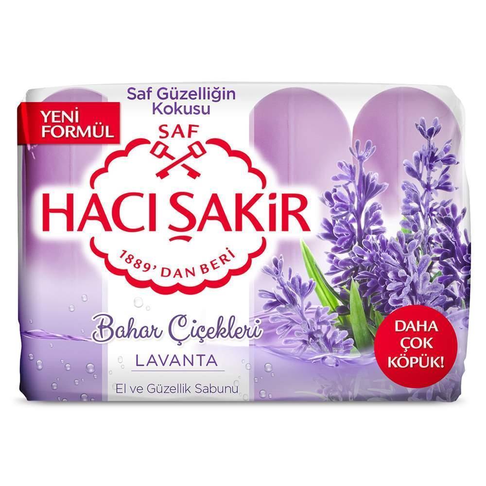 Hacı Şakir Bahar Çiçekleri Lavanta El ve Güzellik Sabunu 4x70 gr